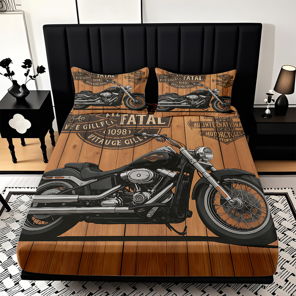 TEMU / JIT serie de motocicleta fría transfronteriza impresión digital de alta definición caja de cama de polirido fábrica directa