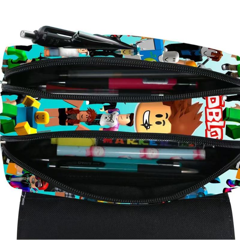 现货ROBLOX小学生笔袋儿童跨境亚马逊货源铅笔盒文具盒|undefined
