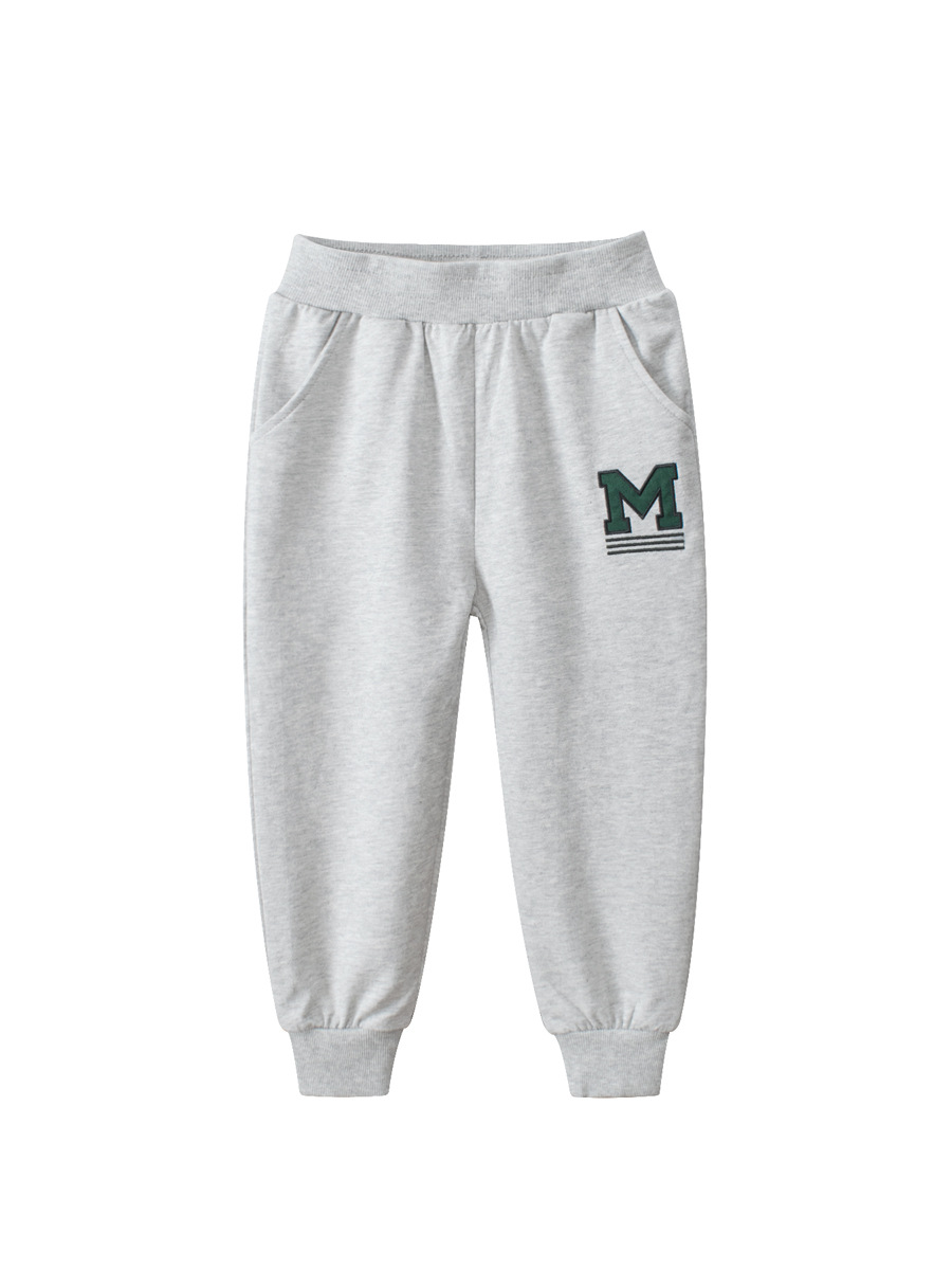 27 niños transfronterizos ropa para niños suministro en vivo Primavera y otoño Pantalones deportivos para niños pantalones de hombre de algodón Delgado entrega de una pieza image 6