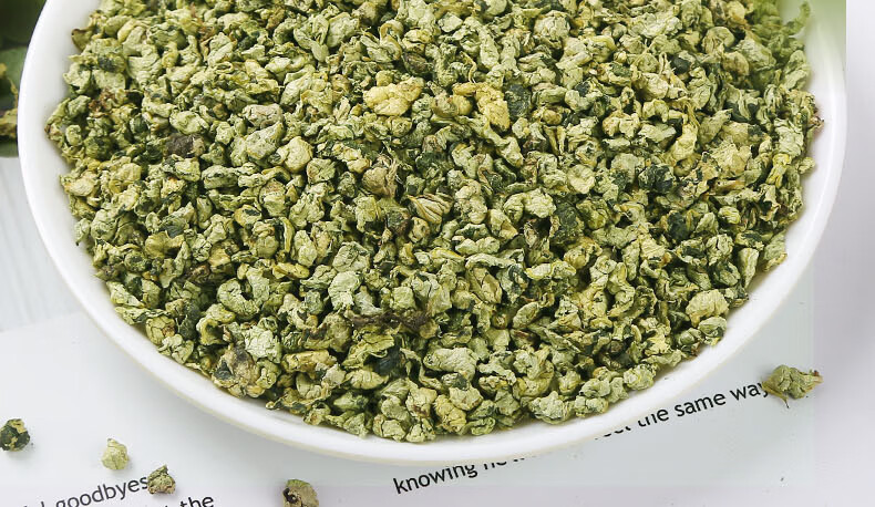 Weishan Lake Lotus Leaf Tea Granules 500g Dried He Ye Loose Herbal Tea for Brewing details