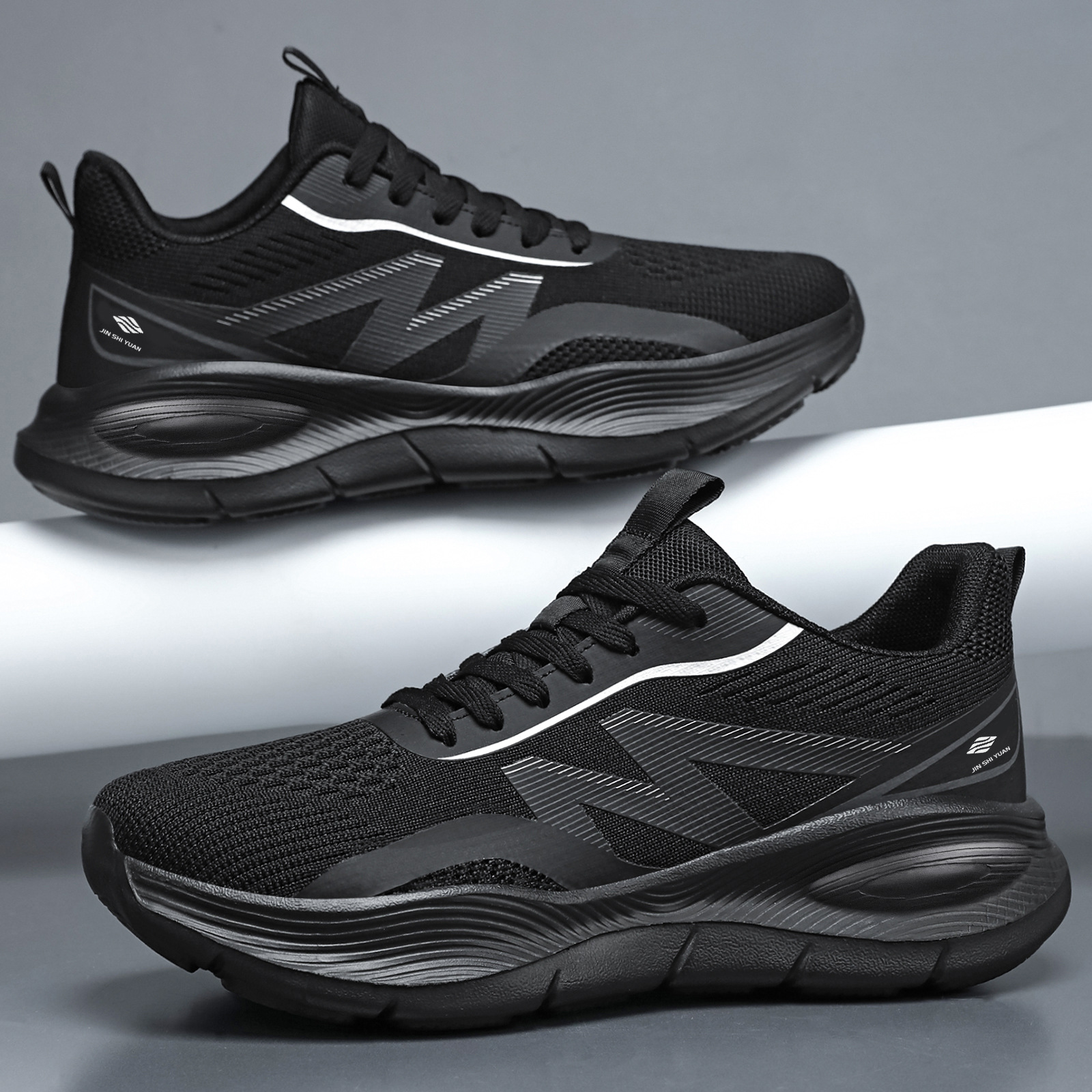 Men's Shoes 2026 Summer New Model Versatile Mesh Breathable Sports Shoes Shock-Absorbing Running Shoes Fashionable Casual Shoes