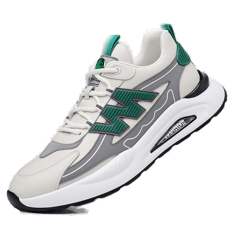 Zapatos deportivos de hombre de verano tendencia universal zapatos casuales zapatos de hombre de altura zapatos de malla lazos zapatos de papá hombre al por mayor