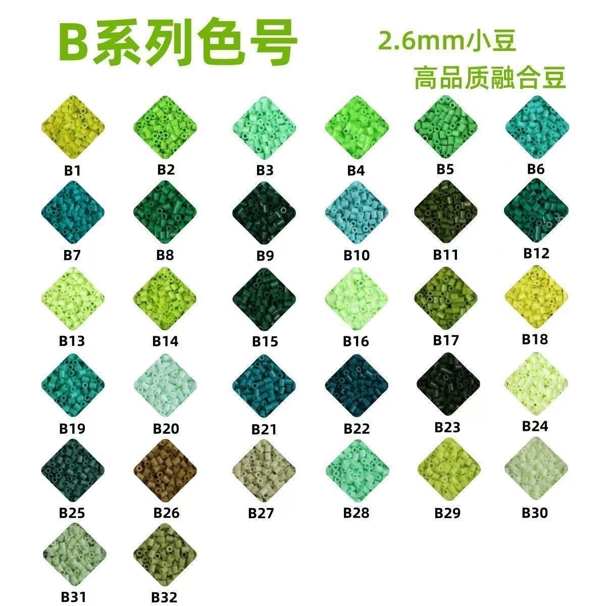 [b series color number] / Total number of shots available, please note color number