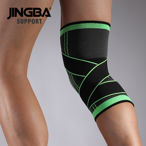 JINGBA sports knee pads, straps, warm and pressure protective gear, outdoor cycling, running, mountaineering, basketball manufacturers wholesale