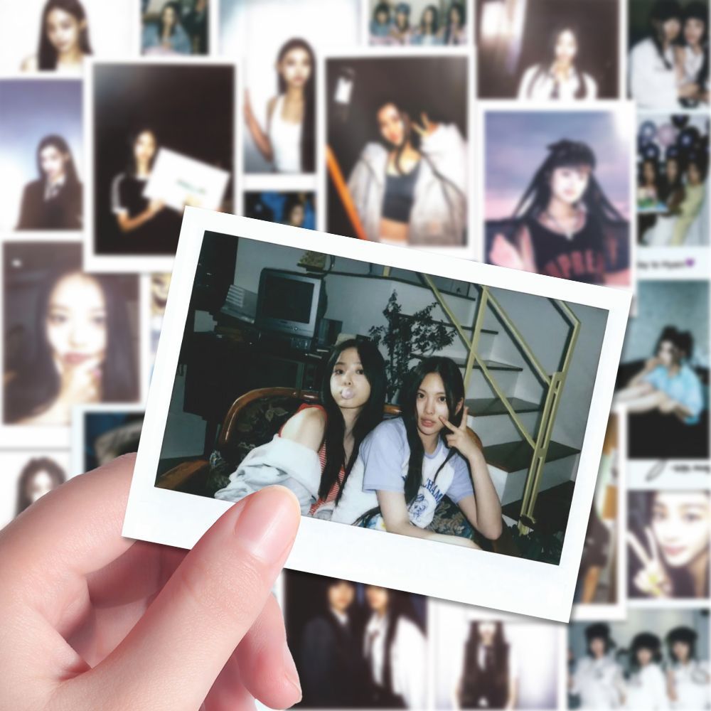 128 pegatinas newjeans estrellas de alto valor visual perimetral creativo DIY decoración pegatinas de pared de escritorio