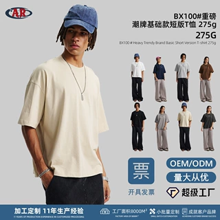 ARTIE男装2026春夏新款275G重磅纯棉T恤男宽松短袖Boxy版