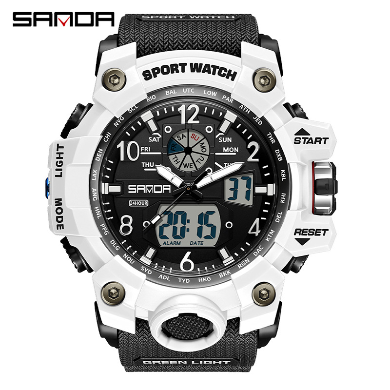 3169 [men's style] white and black