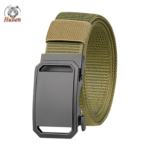  New Tactical Belt Alloy Automatic Buckle Men's Belt Casual Versatile Pants Belt