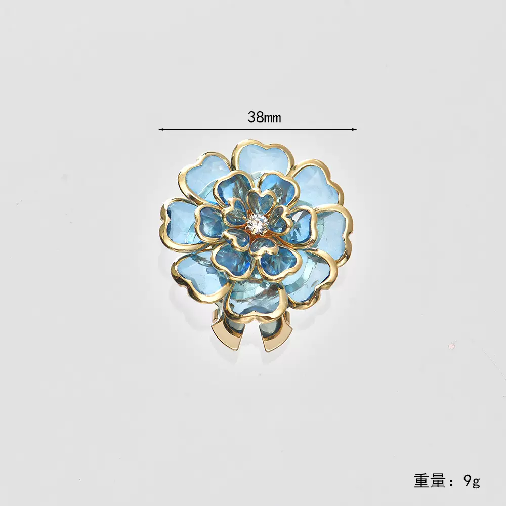 temu热销花朵袖扣时尚高级感衬衫扣女性聚会轻奢显气质衣饰批发