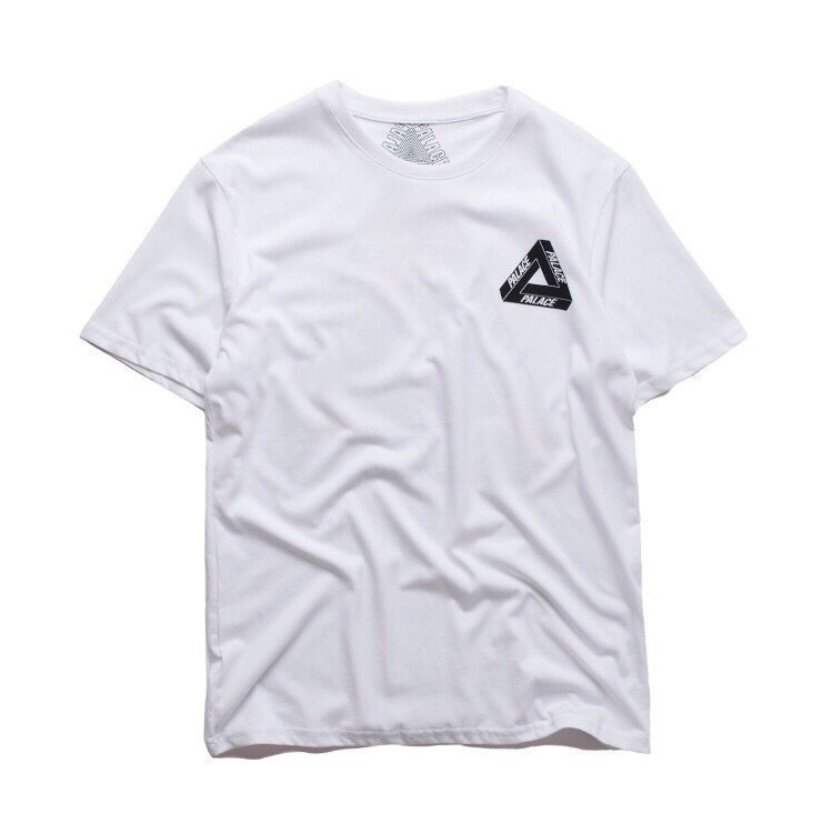 欧米の潮牌palace三角形双紗プリント高品質男女カジュアル半袖tシャツ|undefined
