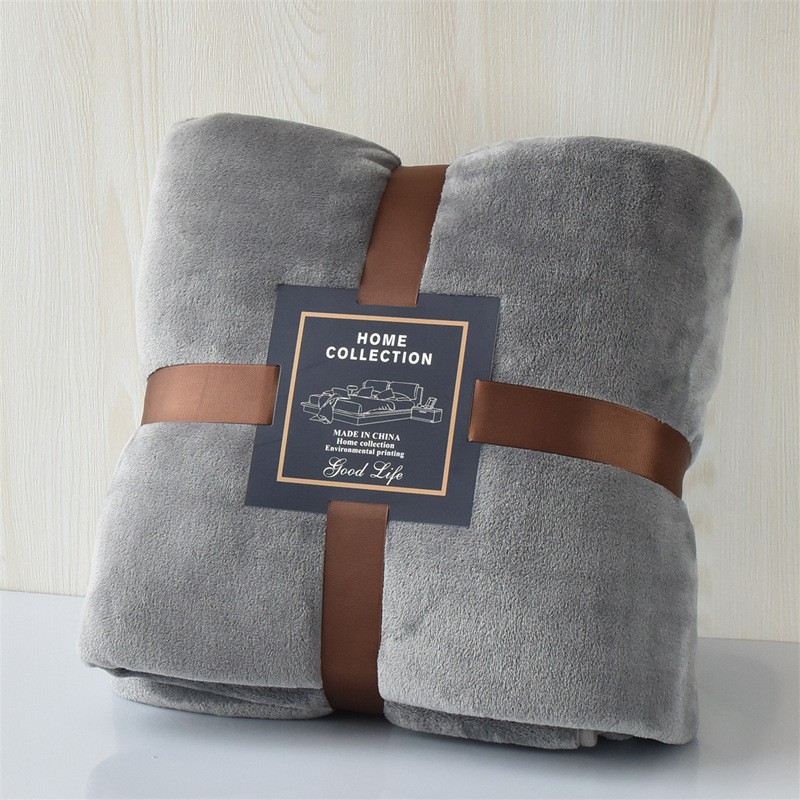 Flannel Throw Blanket Fleece Warm Winter Thermal Blanket Bed