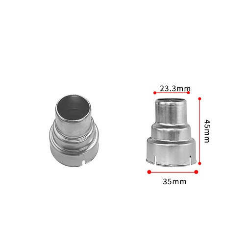Heat gun nozzle, hot air gun tip, gun nozzle, round nozzle, flat nozzle, curved nozzle, film nozzle, heat shrink tubing nozzle, wholesale