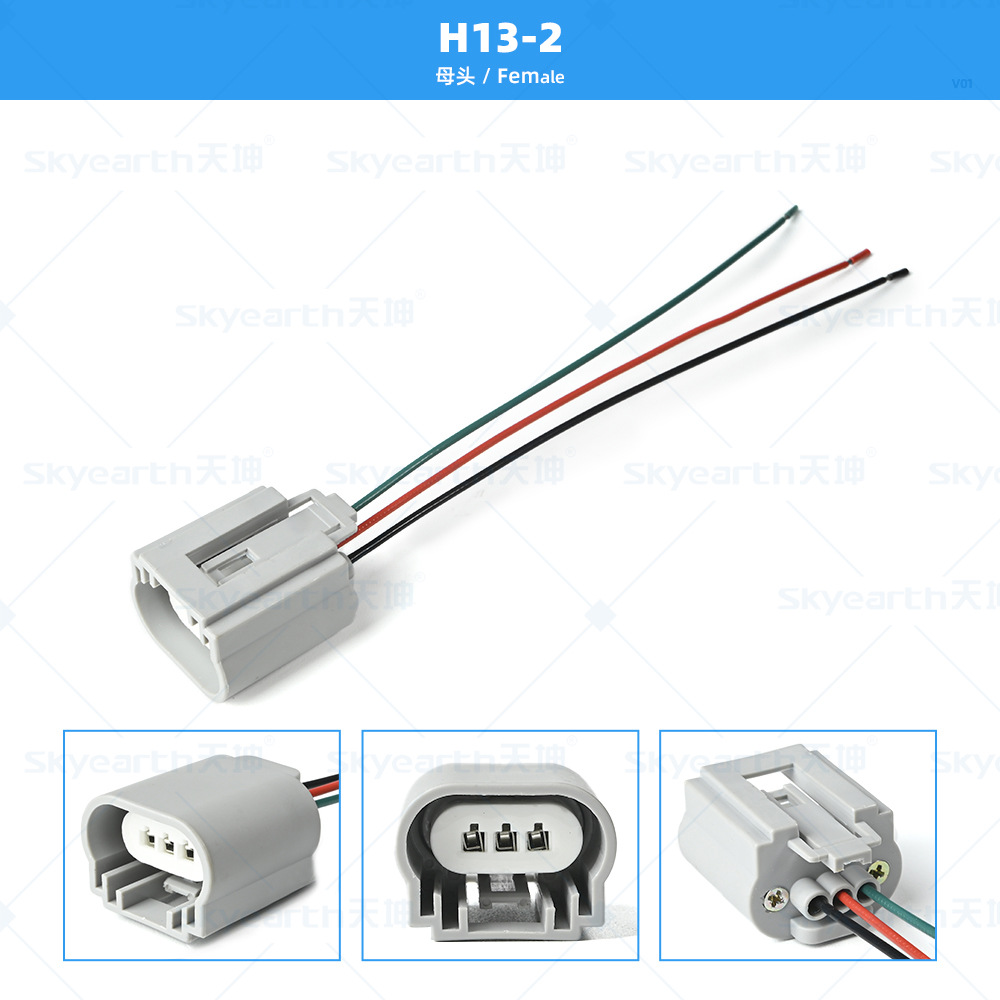 Zócalo del bulbo del coche H1H3H4H7H11H13H16 9005 9006 9007 portalámparas faro titular de la lámpara de niebla