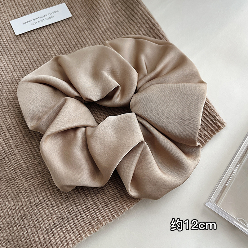 BM francés anillo de intestino grueso anillo de pelo de intestino grueso retro simple cuerda de pelo de tela de todo fósforo cuerda de pelo de salchicha grasa Internet celebridad accesorios para el cabello al por mayor