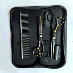 Cross-border Black Gold Split Pet Shears Sharp, Durable, Easy-to-care, Easy-to-use, Anti-rust, Safe for Home Use