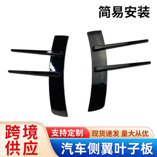 Car Side Fender Manufacturer Car Modification Parts Side Label Black Beautiful Side Fender Boxed