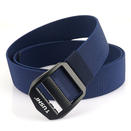 Japanese button bead pattern elastic nylon belt men's outdoor tactical woven belt manufacturer wholesale can be shipped on behalf of