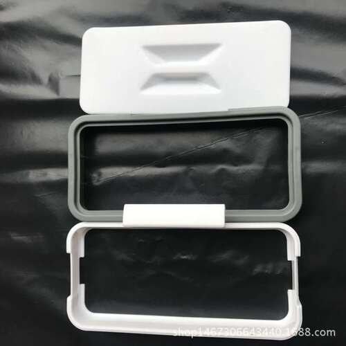 Kitchen trash can cabinet door hanging garbage rack hook type door behind garbage bag clip Attach-A-Trash
