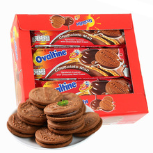 泰国 阿华田Ovaltine麦芽巧克力奶油夹心饼干360g*12盒 休闲零食