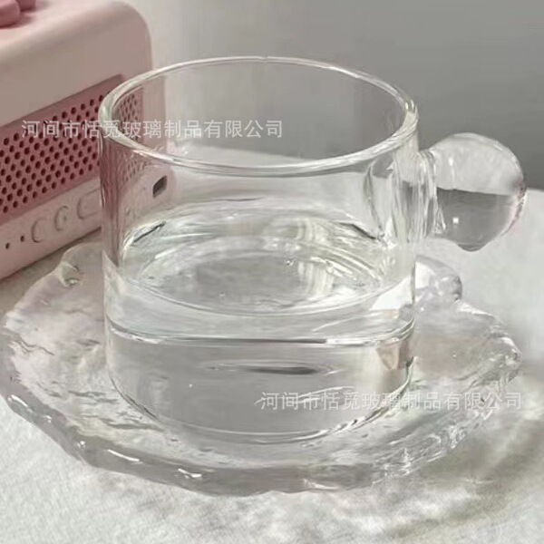 Glass coffee small cute tea cup