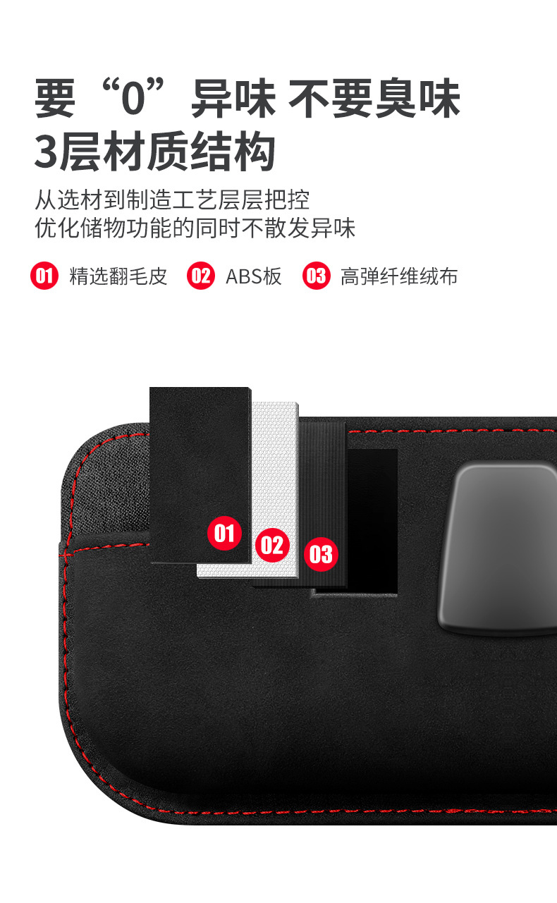 New Car Multifunctional Bill Card Holder Mobile Phone Storage Bag Car Armrest Box Storage Box Car Miscellaneous Box