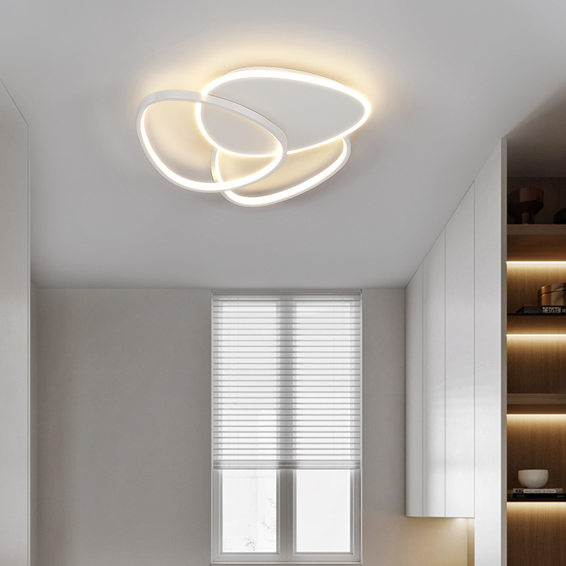 [Selección estricta] lámpara de techo LED nórdica moderna minimalista 2025 nueva moda minimalista lámparas de habitación