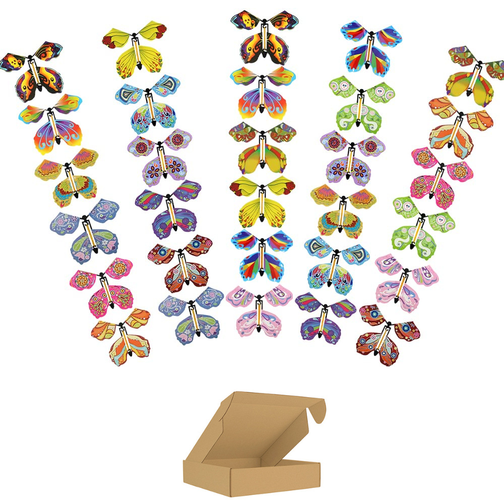 Magic toy with butterfly