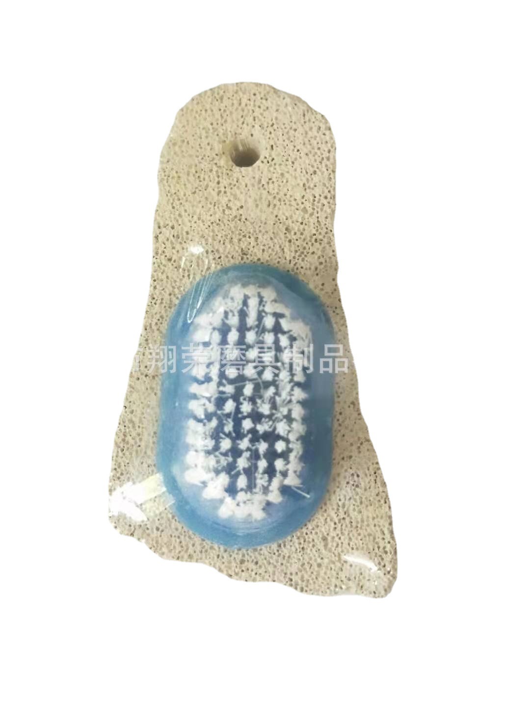 Foot style double-sided multi-function pumice stone brush