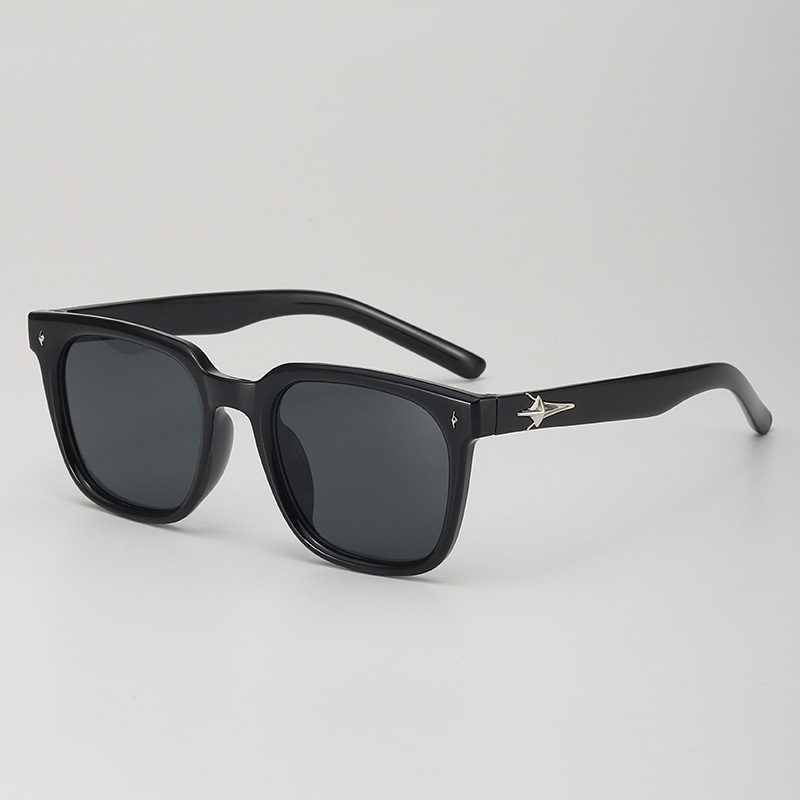 2024 Box Photo Show Face Small European and American gm Sunglasses Personality Large Frame UV Protection Women's Summer Fashion Ink