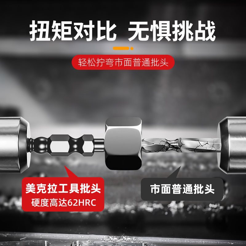 十字批头钨钢磁铁披头强磁防滑电动螺丝刀头手电转钻螺丝批套装