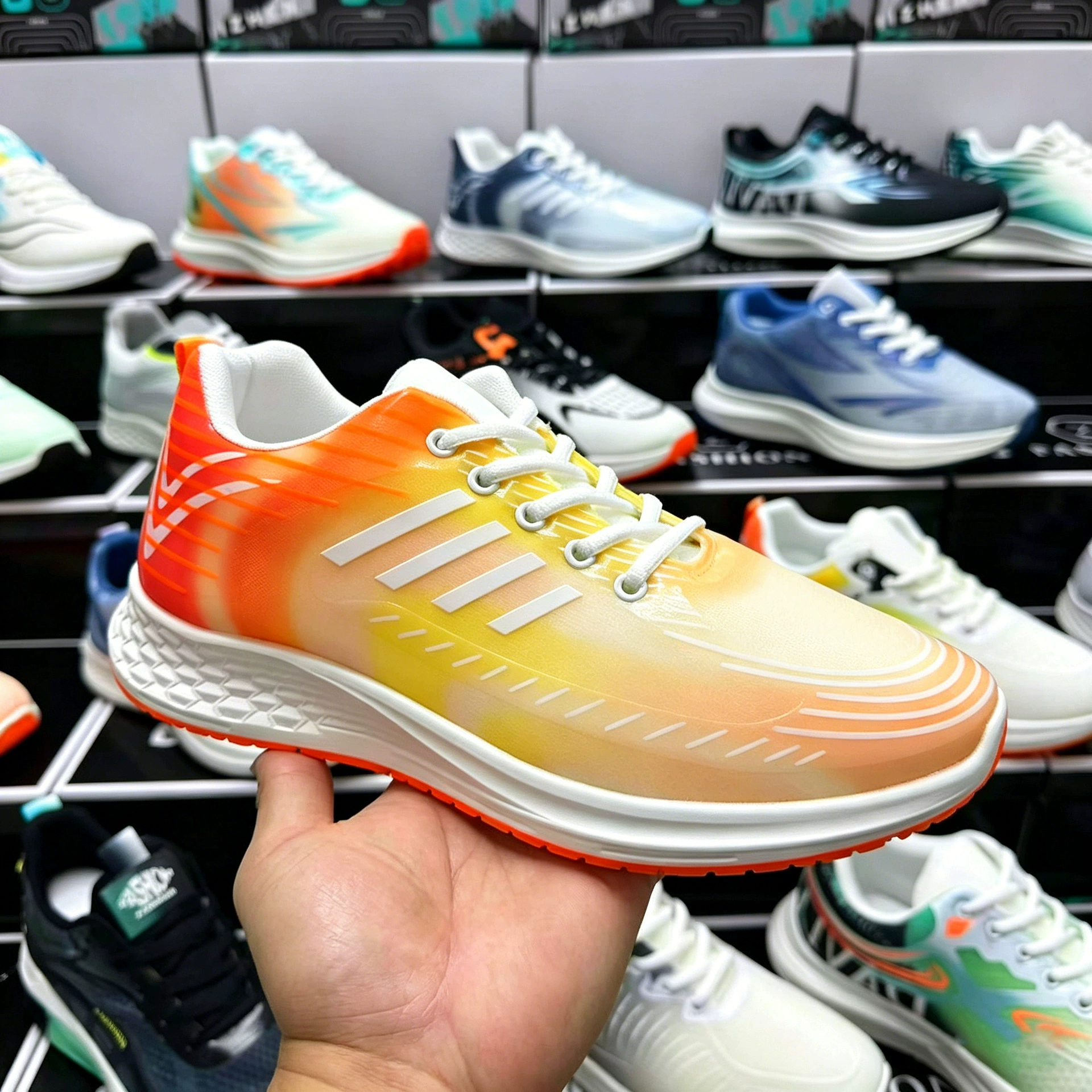 [Fujian Jinjiang Processing Shoes] Мягкая подошва спортивные ботинки разнотипные мужские обувь уличный лоток товар витрина обувь оптом самовывоз