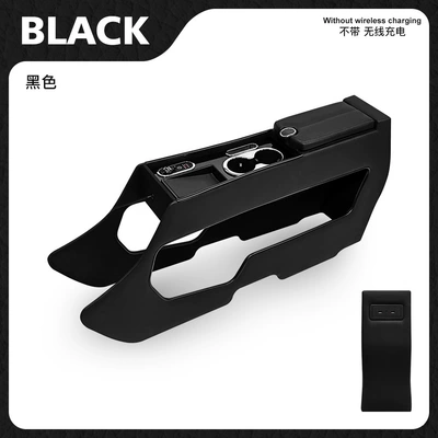 Factory wholesale modified central Armrest box - black-2usblight