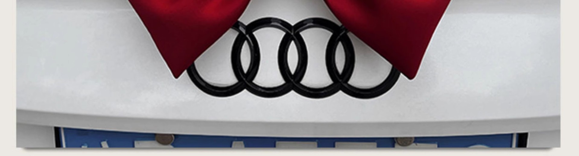 Car Tail Bow Decoration Pendant Trunk Tail Car Sticker Motorcycle Doll Ornament for Goddess Use