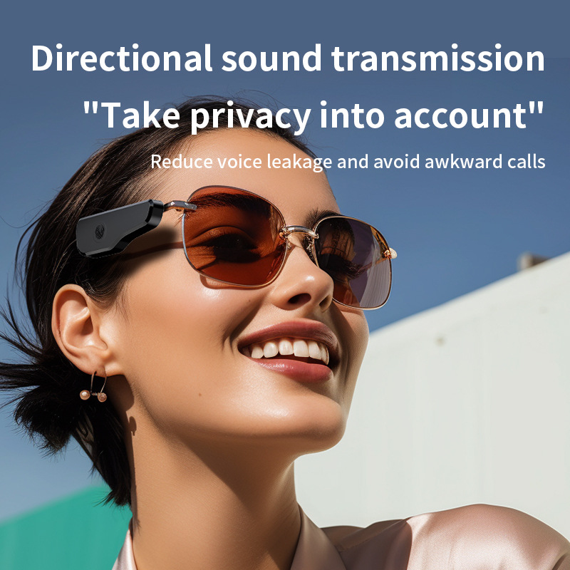 The New Plug-In Glasses Bluetooth Headset Has Ultra-Long Battery Life, Touch Operation and Answering, and Can Be Flexibly Adapted to Various Glasses