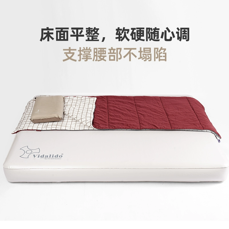 Travel inflatable automatic mattress for camping PVC, air pump