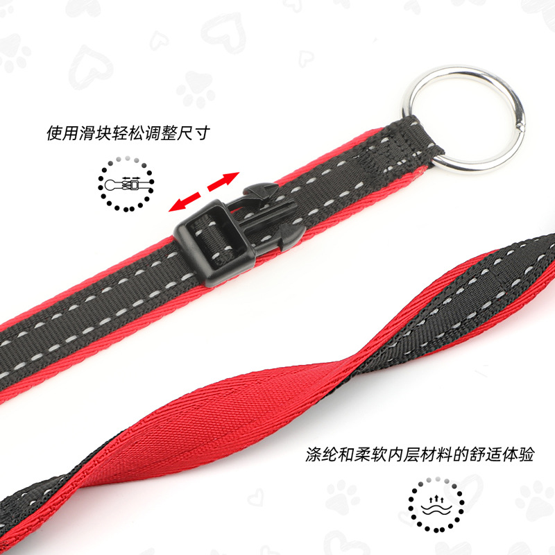 跨境新款寵物項(xiàng)圈狗狗貓咪圍脖狗圈小型犬寵物用品可調(diào)節(jié)牽引項(xiàng)圈