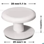 不开沙滩27mm28mm固定扣