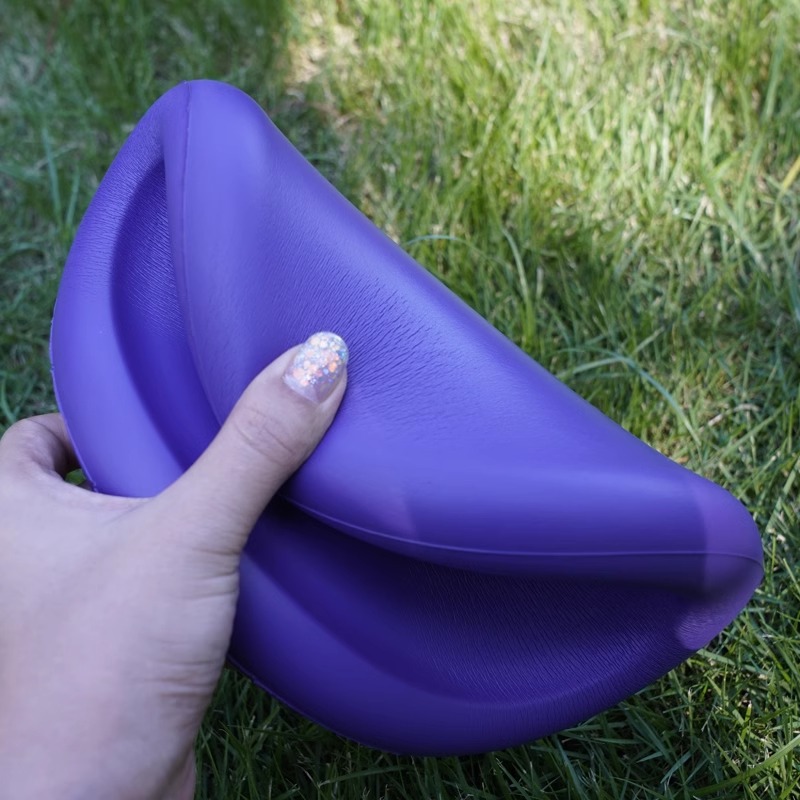 Espuma infantil Frisbee juguetes deportivos espuma de espuma suave de color sólido material esponja disco floppy