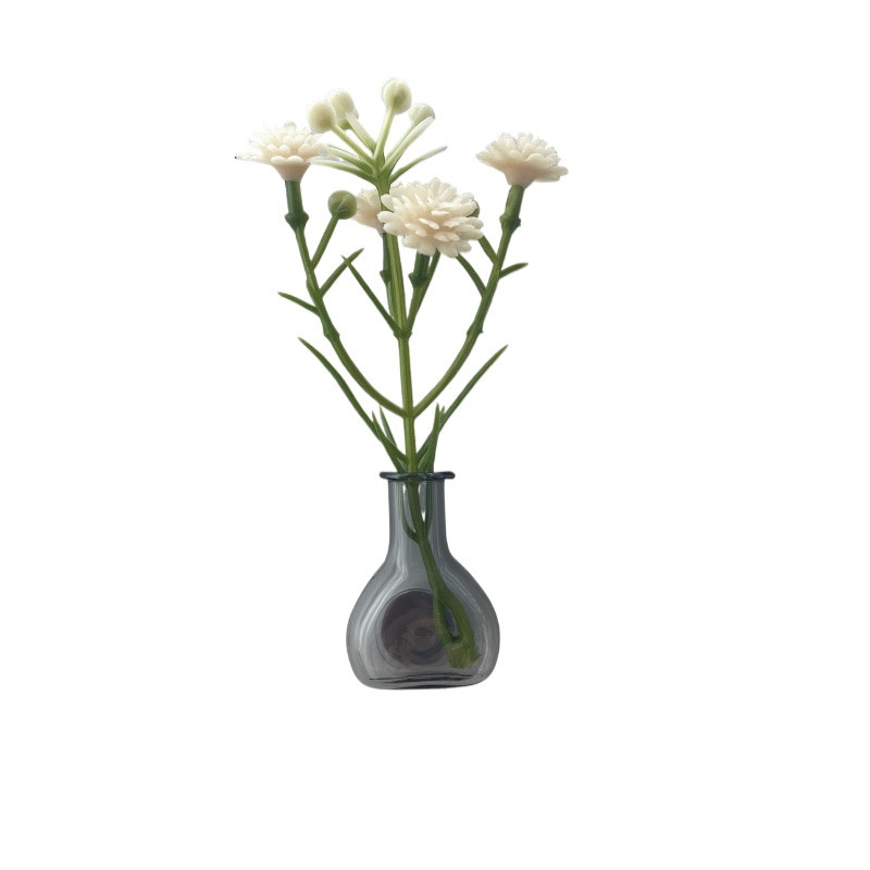 Ins mini-magnetic pequeño frasco de flores pegatinas de refrigerador DIY decoración artística botella de vidrio delicada gato debe recoger botella