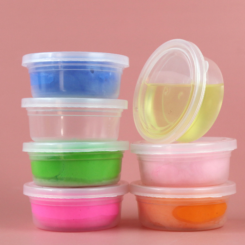 clay Clay magnet Crystal Mud transparent 15 Strengthen Small box Round cup glass Manufactor wholesale