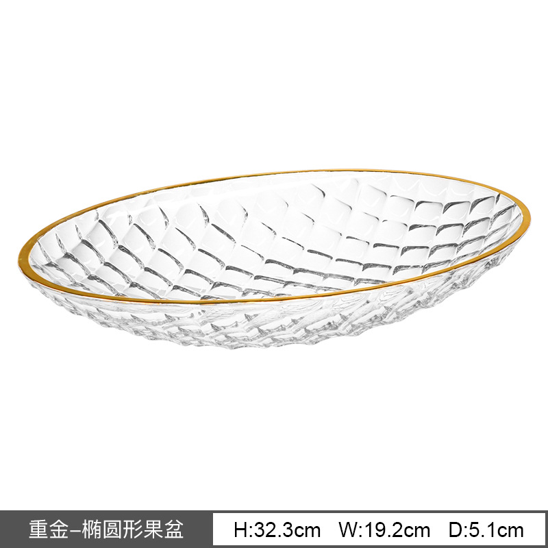 Caja de regalo con plato de frutas de cristal estilo bohemio, regalo de boda para el Año Nuevo Chino, decoración de lujo para sala de estar, estilo checo. image 11
