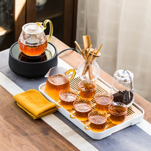 電陶爐煮茶器泡茶壺耐熱玻璃蒸煮茶爐日式茶具套裝加厚家用煮茶壺