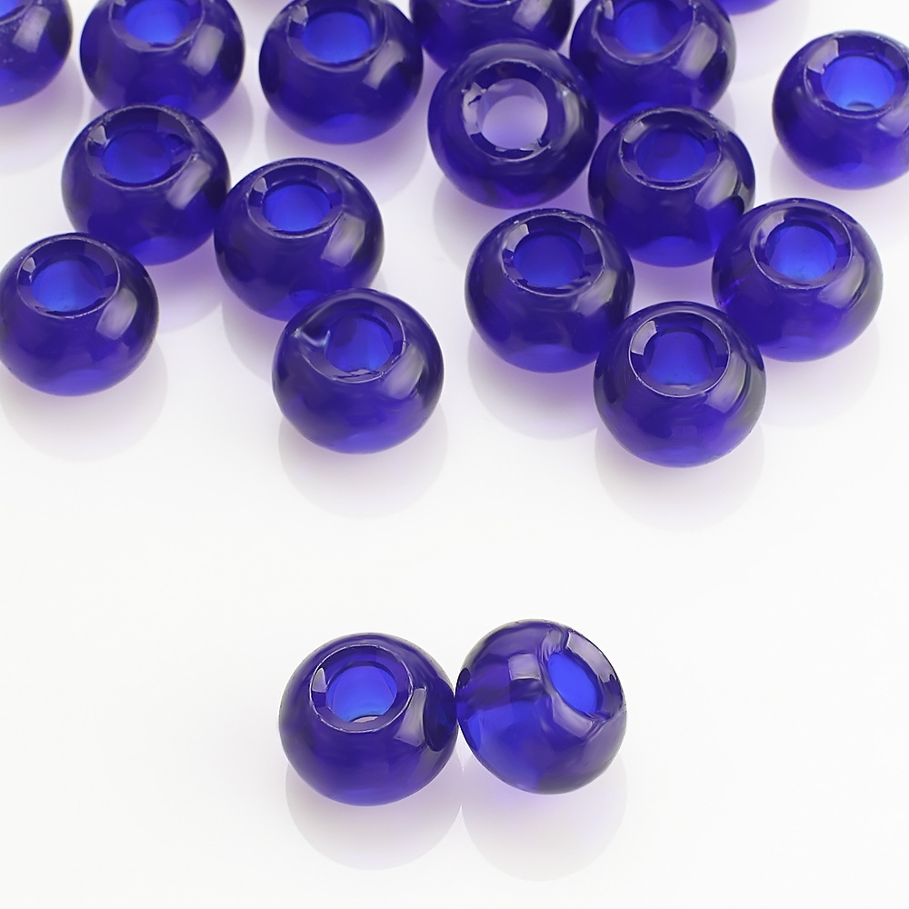 20 PCS/Package 10 * 14mm Hole 6~9.9mm Glass Round Beads display picture 11