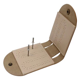 Creative crebbich настольная игра зачетная книга для игры в карты Cribbage Складная кожаная шахматная доска