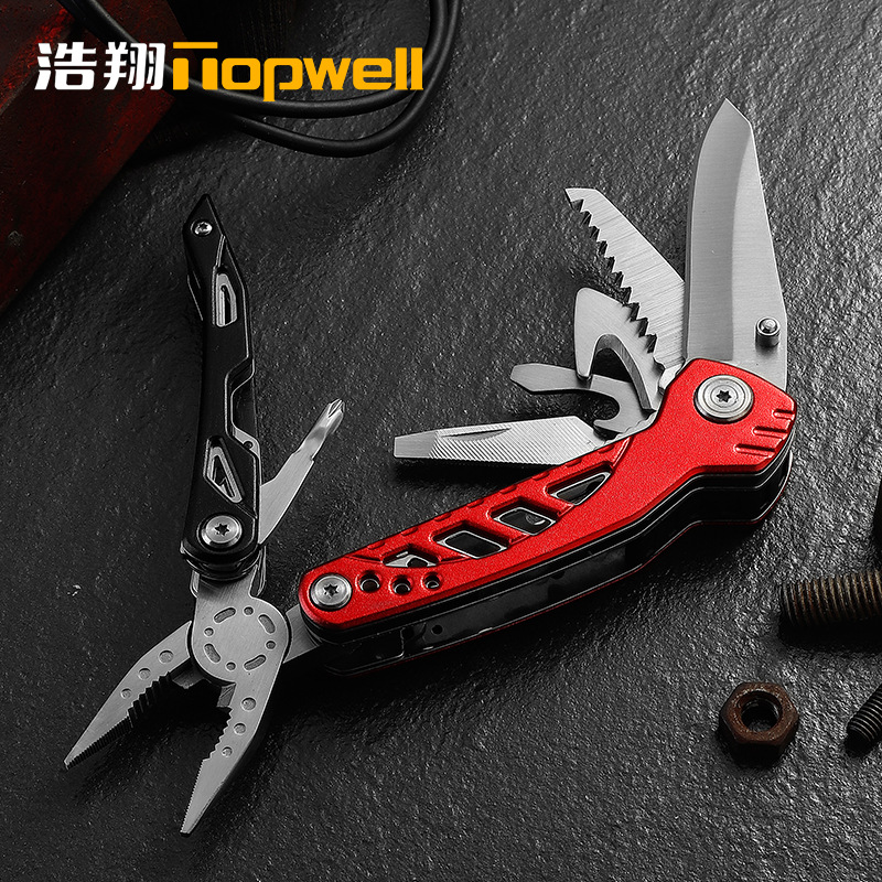 厂家新款家居野营折刀不锈钢户外工具多功能刀钳EDC便携组合钳子