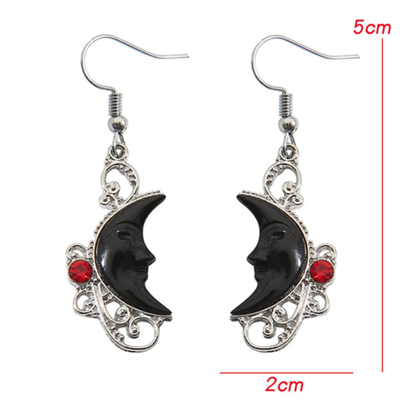 Color Block Pattern Women's Gender 1 Pair Retro Color Block Plating Alloy Drop Earrings