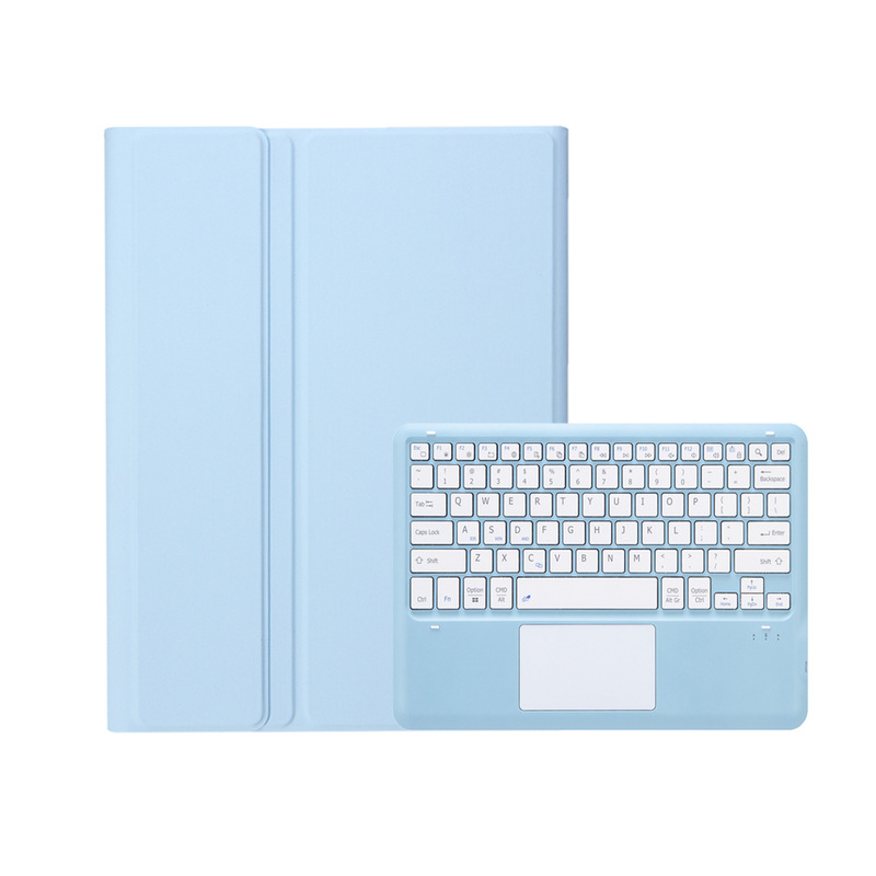 For Samsung Tab S9plus T730 Bluetooth touch keyboard S9U S8 Ultra keyboard pen slot leather case