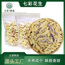 代发2026新货正宗云南七彩花生带壳水煮咸脆坚果休闲零食商用大粒