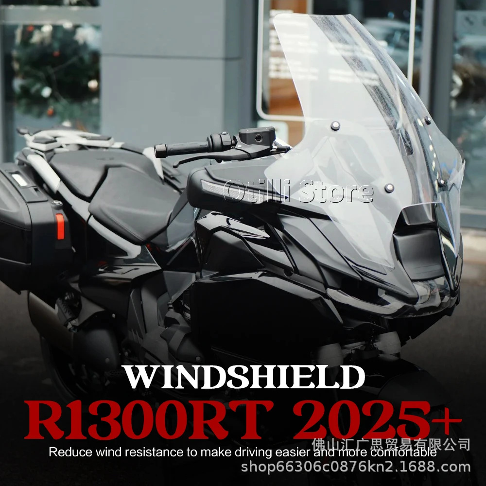 Motorcycle Modification Parts Suitable for Bmw R1300Rt 2025-2026 Front Windshield Deflector Cross-Border