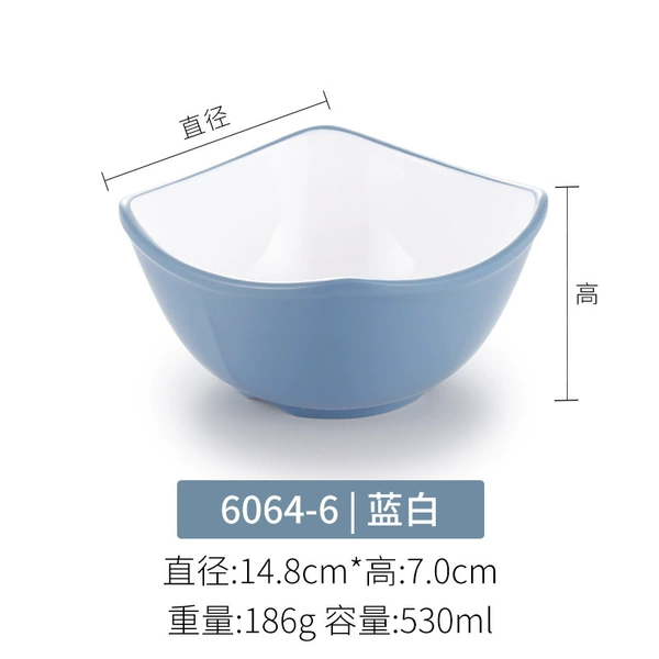 6064-6 Blue and white